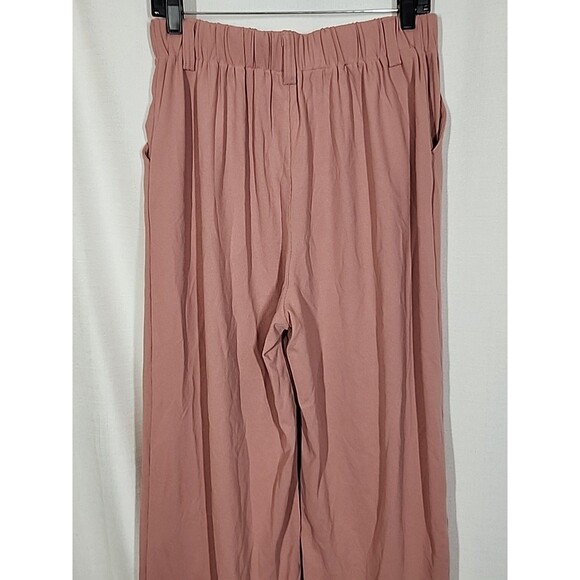 Halara Flex Rose High Waist Wide Leg Casual Waffle Pants Size Large - Picture 5 of 7